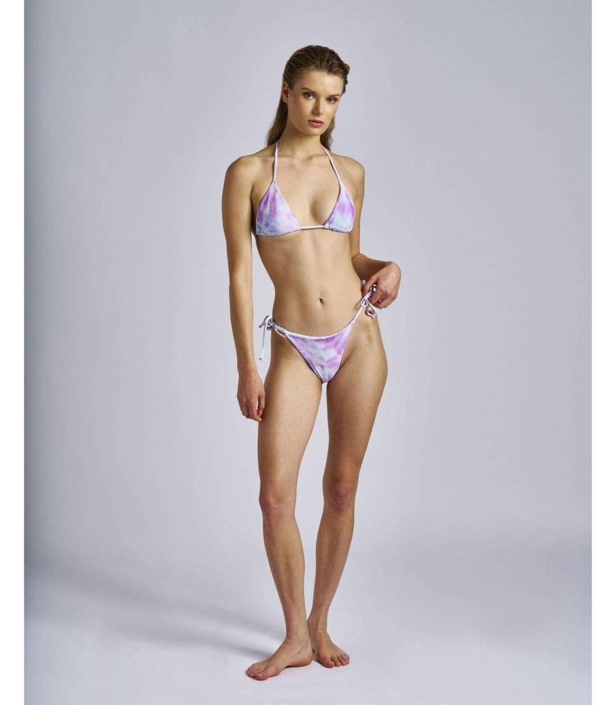 Banadores Y Bikinis | TCN Bikini Cortina Con Tintura Tye Dye Color Lavanda