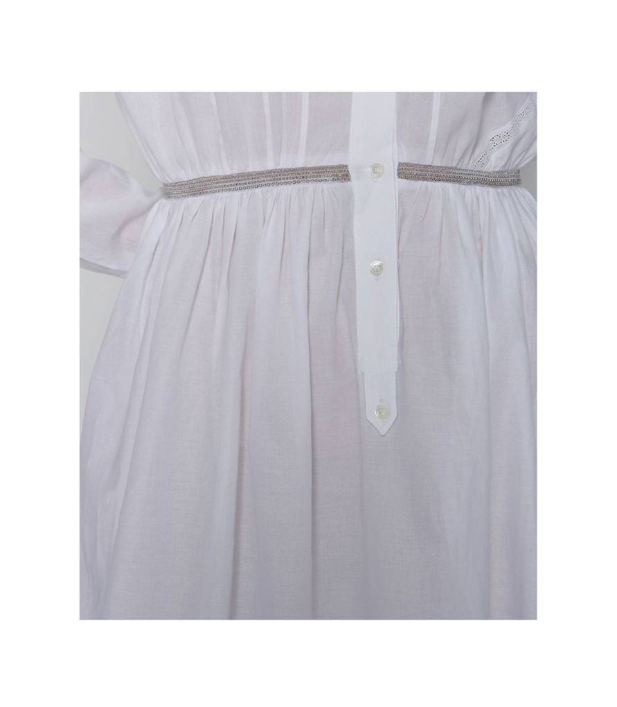 Vestidos Faldas Y Monos | TCN Embroidered White Shirt Dress