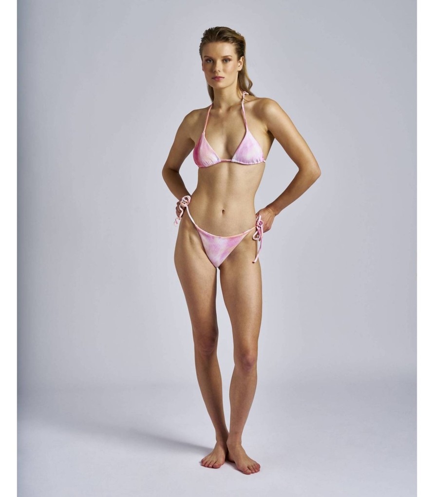 Banadores Y Bikinis | TCN Bikini Cortina Con Tintura Tye Dye Color Rosa