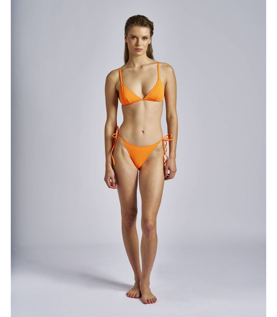 Banadores Y Bikinis | TCN Bikini Triangulo Neon Color Naranja