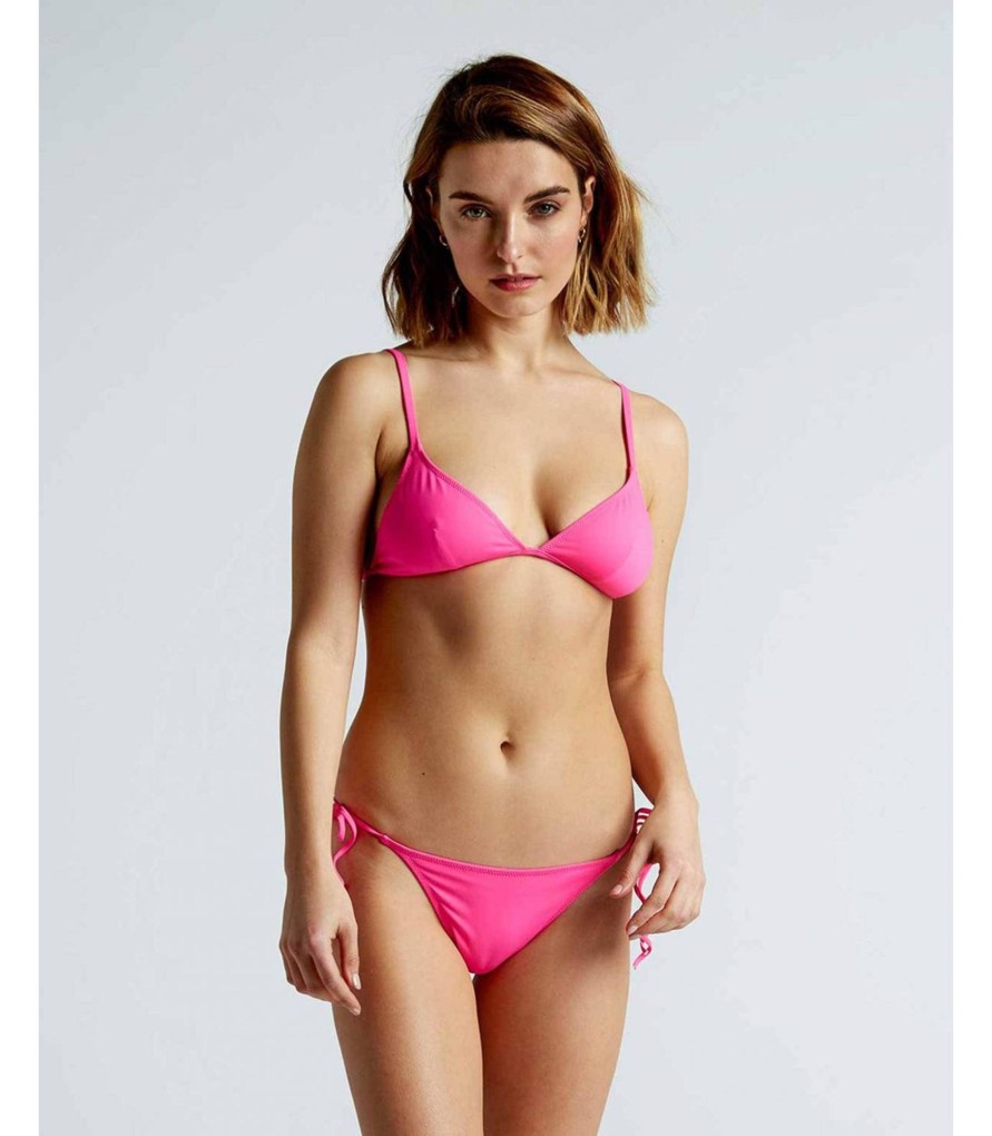 Banadores Y Bikinis | TCN Bikini Triangulo Neon Color Rosa Fluor